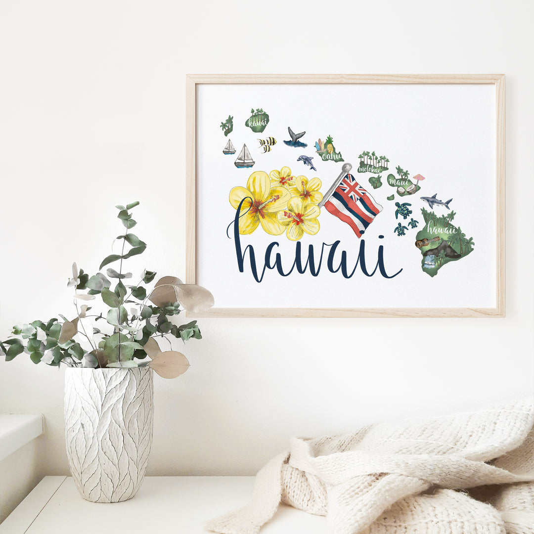 Hawaii  - Art Print or Canvas - Jetty Home