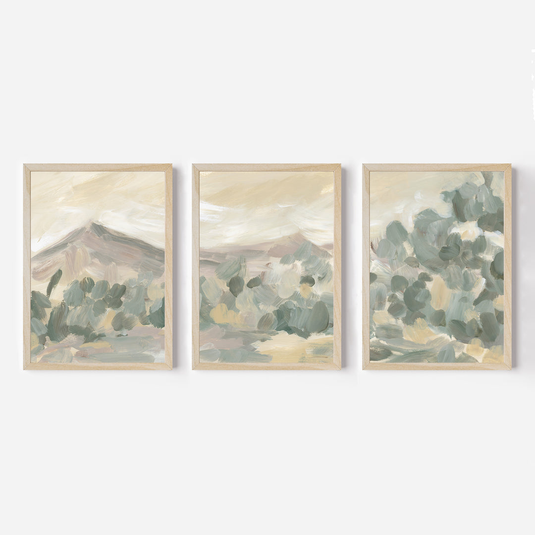 The Welsh Hills Triptych - Set of 3