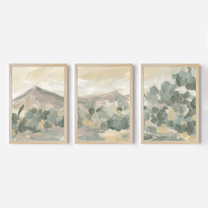 The Welsh Hills Triptych - Set of 3
