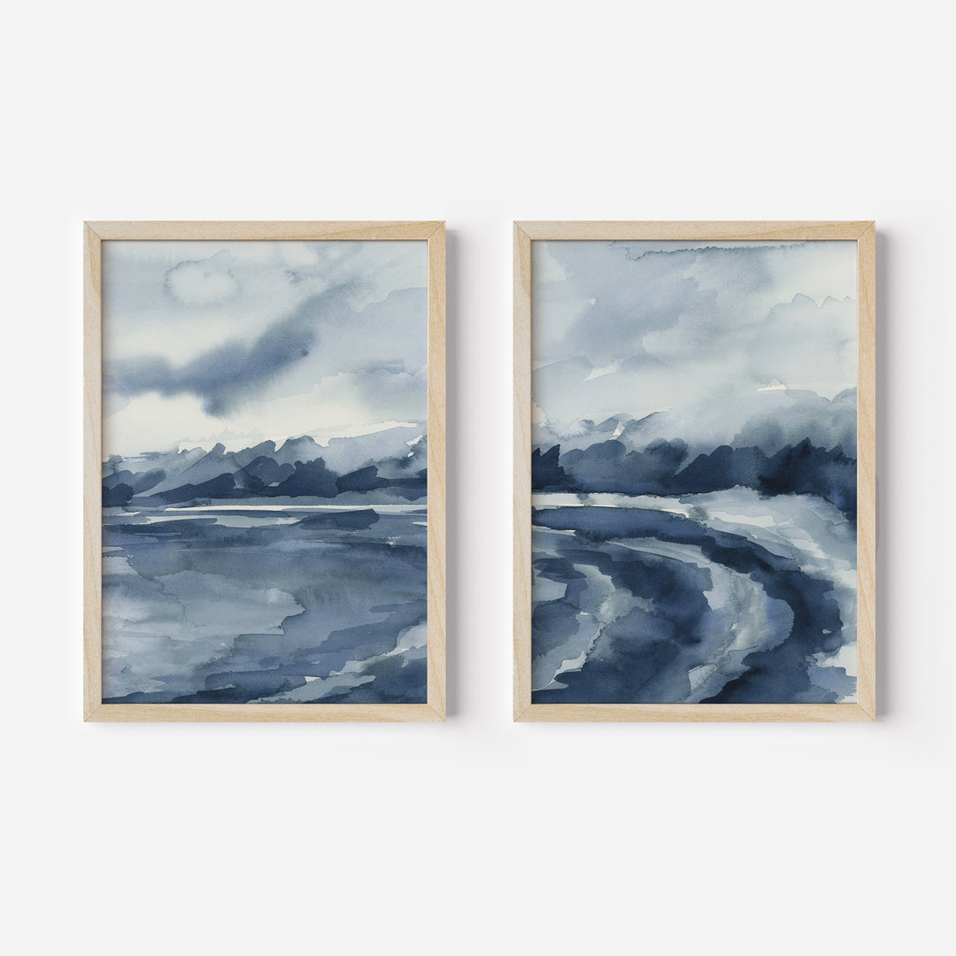 The Quiet Cove Diptych - Set of 2