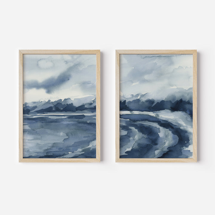 The Quiet Cove Diptych - Set of 2