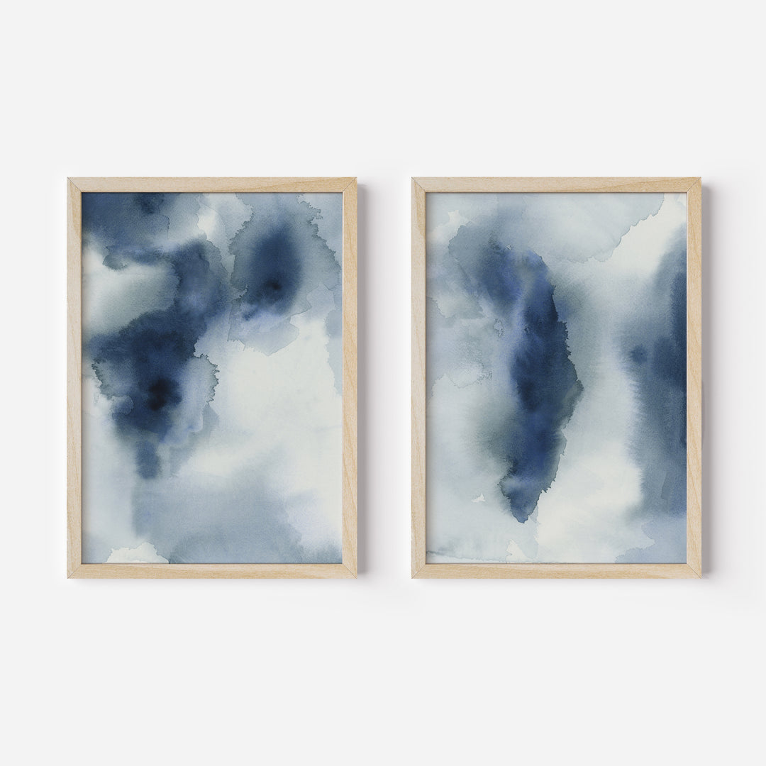 Sea Smoke Diptych - Set of 2