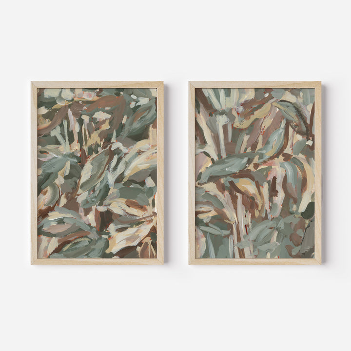 The Tangled Woods Diptych - Set of 2