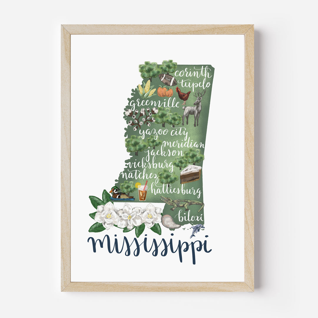 Mississippi  - Art Print or Canvas - Jetty Home