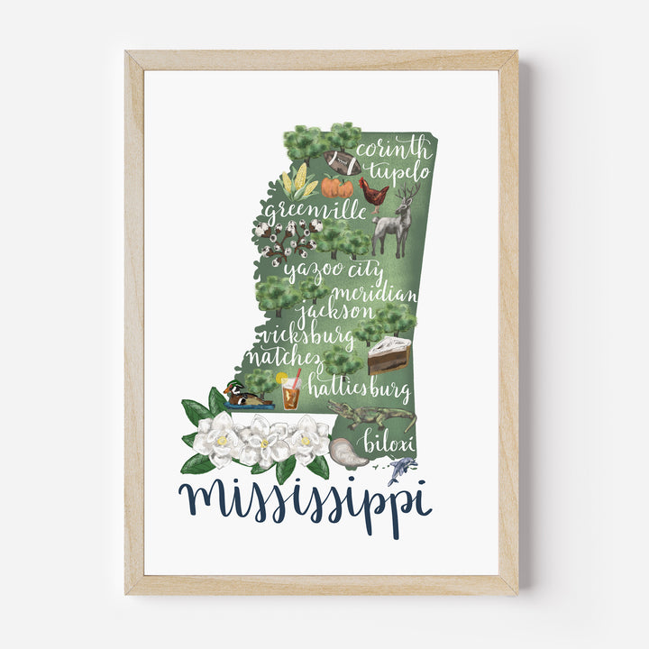 Mississippi  - Art Print or Canvas - Jetty Home