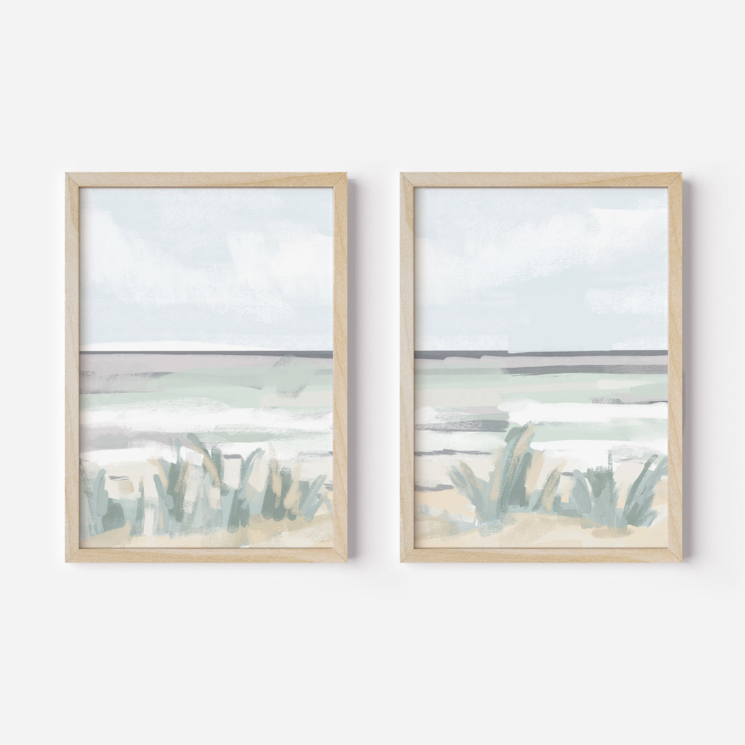Tidal Haze Diptych - Set of 2