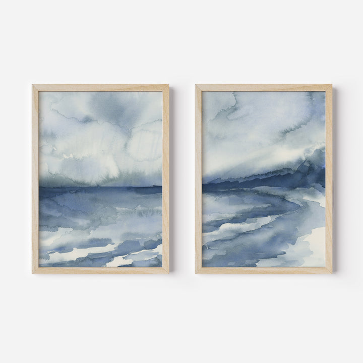Shoreline Study Diptych - Set of 2