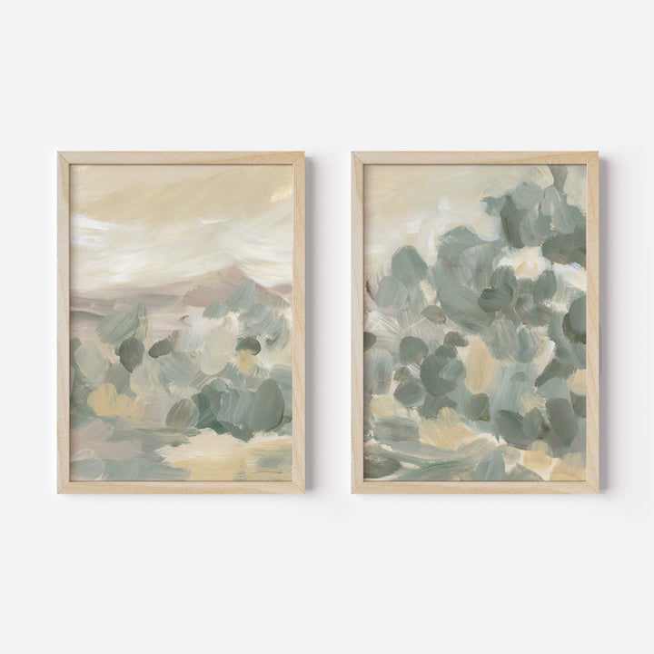 The Welsh Hills Diptych - Set of 2