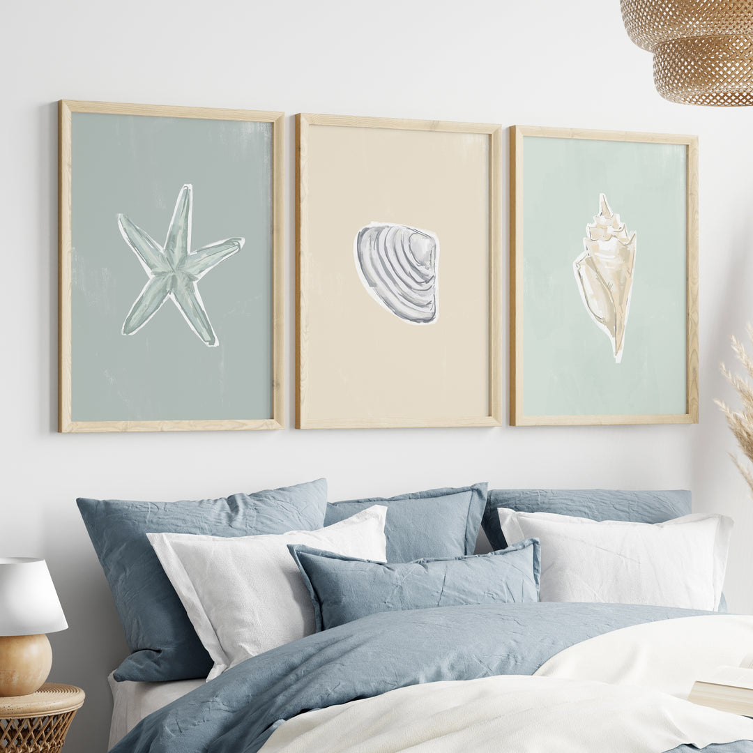 Washed Ashore Triptych - Set of 3