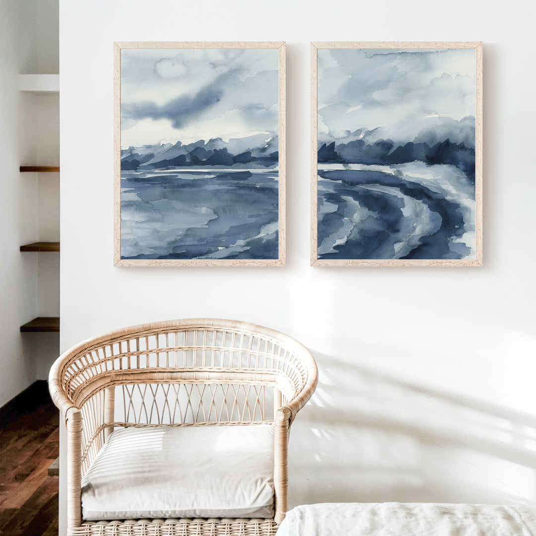 The Quiet Cove Diptych - Set of 2