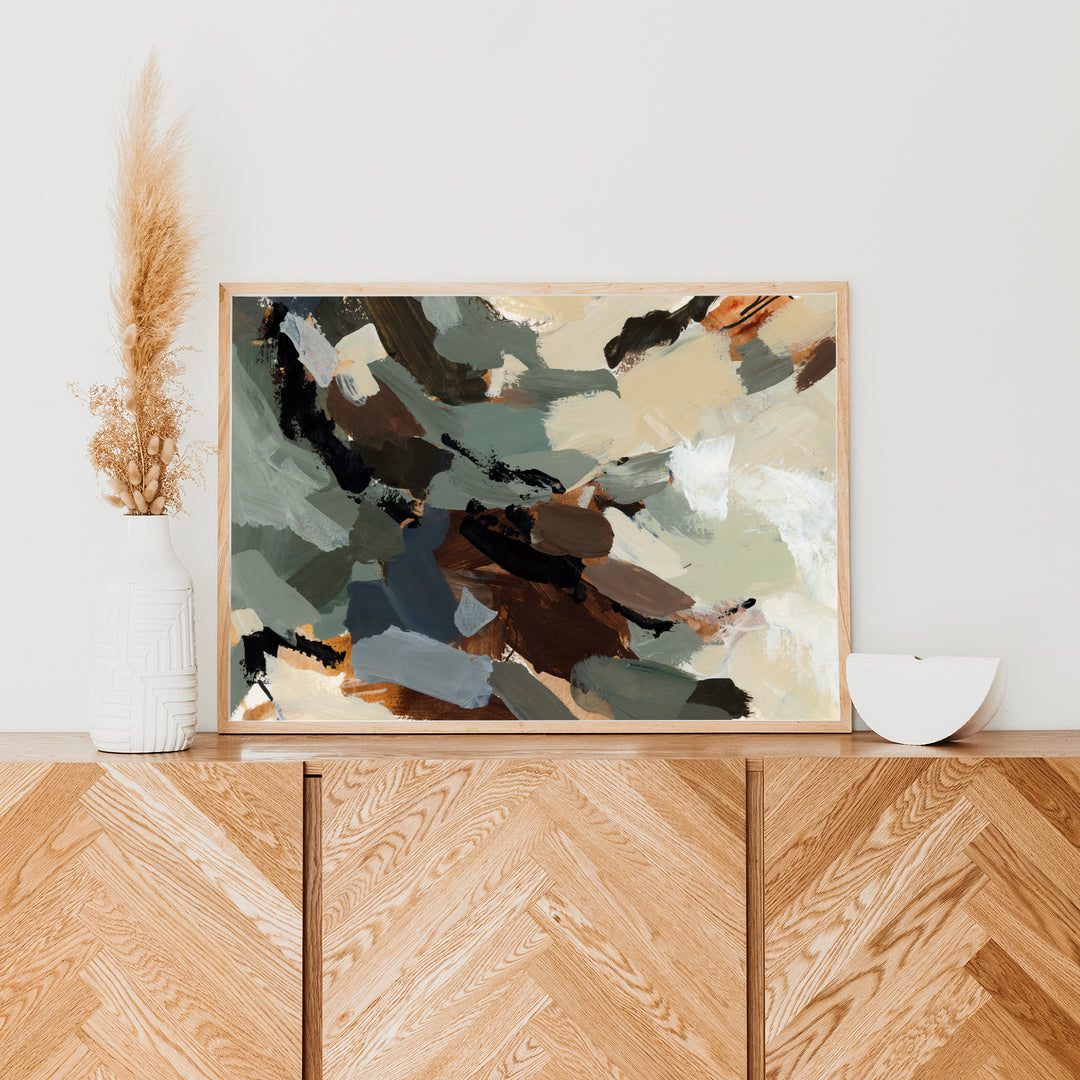Wildwood prints by Jetty Home featuring detailed woodgrain patterns on high-quality paper.