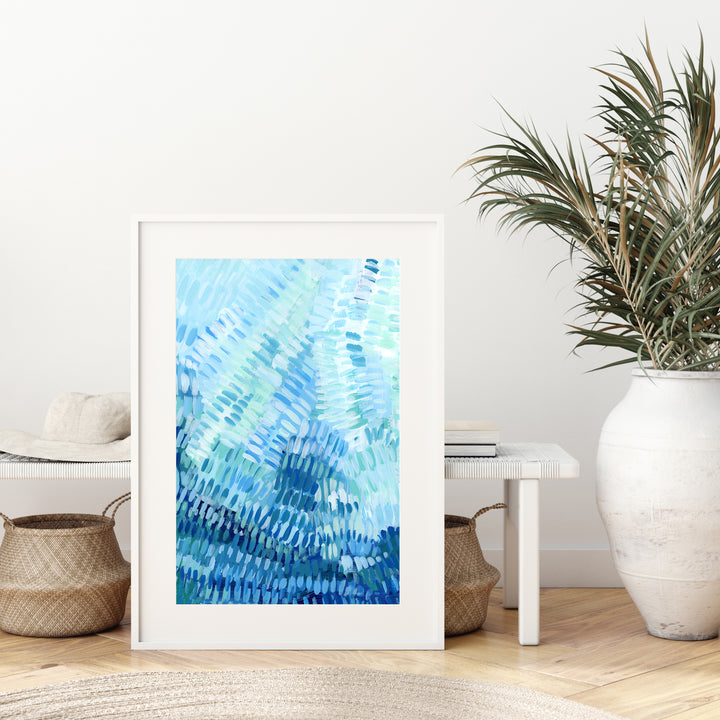 Under the Tropical Sea Caribbean Painting Wall Art Print or Canvas - Jetty Home