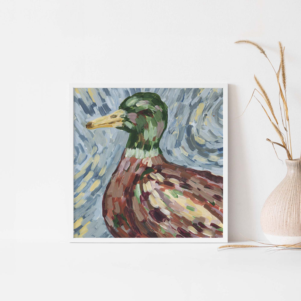 Duck Bright Farmhouse Painting Wall Art Print or Canvas - Jetty Home