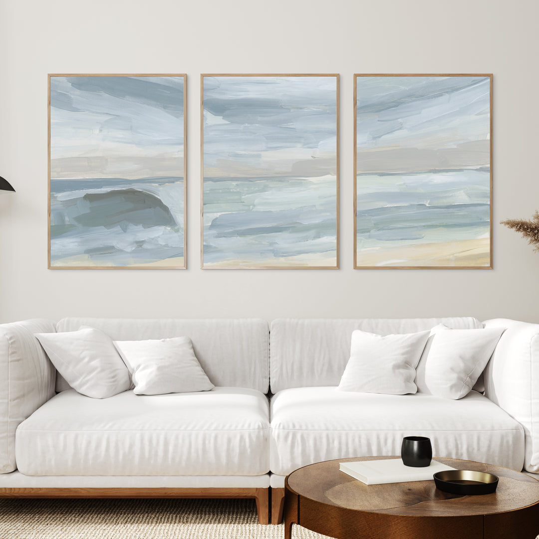 Barreling Wave - Set of 3  - Art Prints or Canvases - Jetty Home