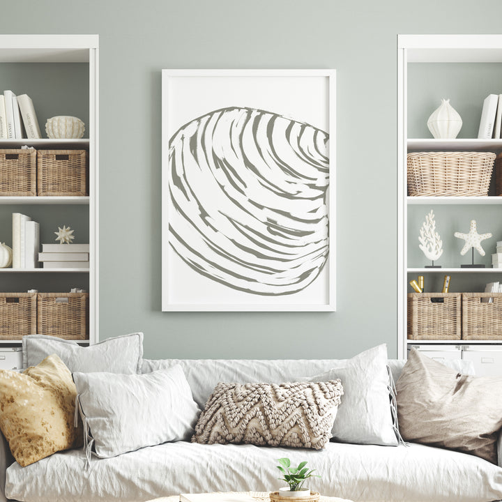 Modern Seashell Study, No. 1  - Art Print or Canvas - Jetty Home