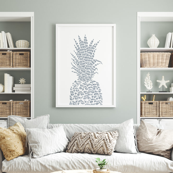 Pineapple Illustration - Art Print or Canvas - Jetty Home