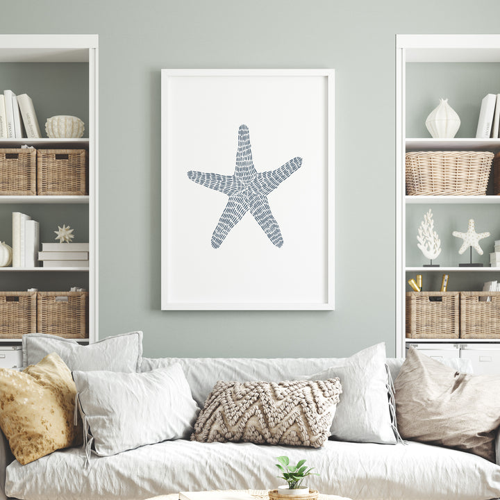 Minimalist Starfish  - Art Print or Canvas - Jetty Home