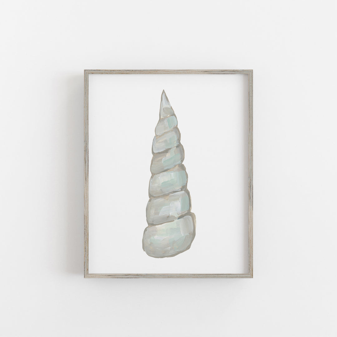"Seashell Painting 4" Neutral Beach - Art Print or Canvas - Jetty Home