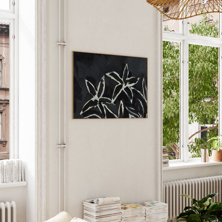 Black & Cream Lilies  - Art Print or Canvas - Jetty Home