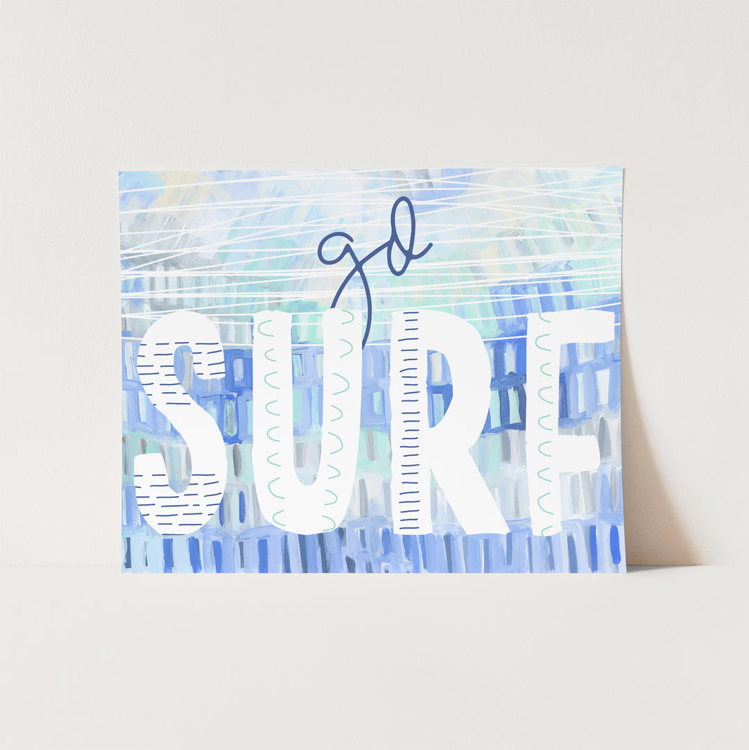 Go Surf Modern Beach House Wall Art Print or Canvas - Jetty Home