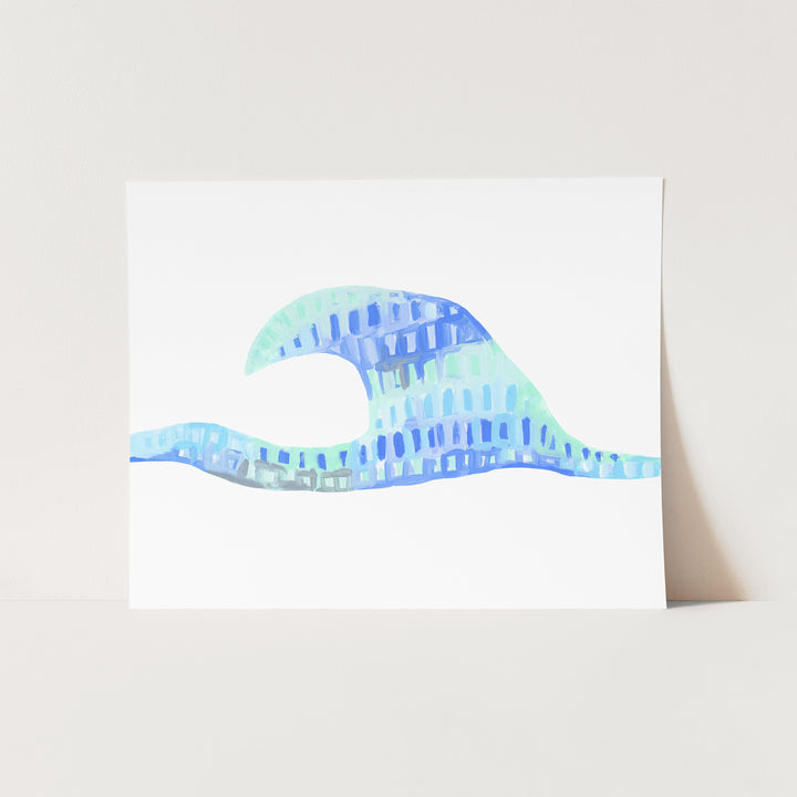 Wave Painting Coastal Fun Surf Inspired Wall Art Print or Canvas - Jetty Home