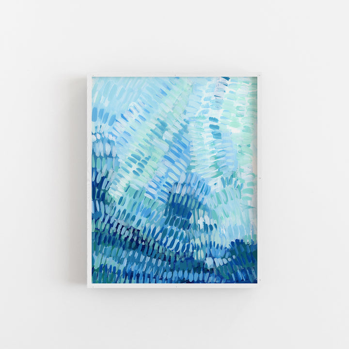 Under the Tropical Sea Caribbean Painting Wall Art Print or Canvas - Jetty Home