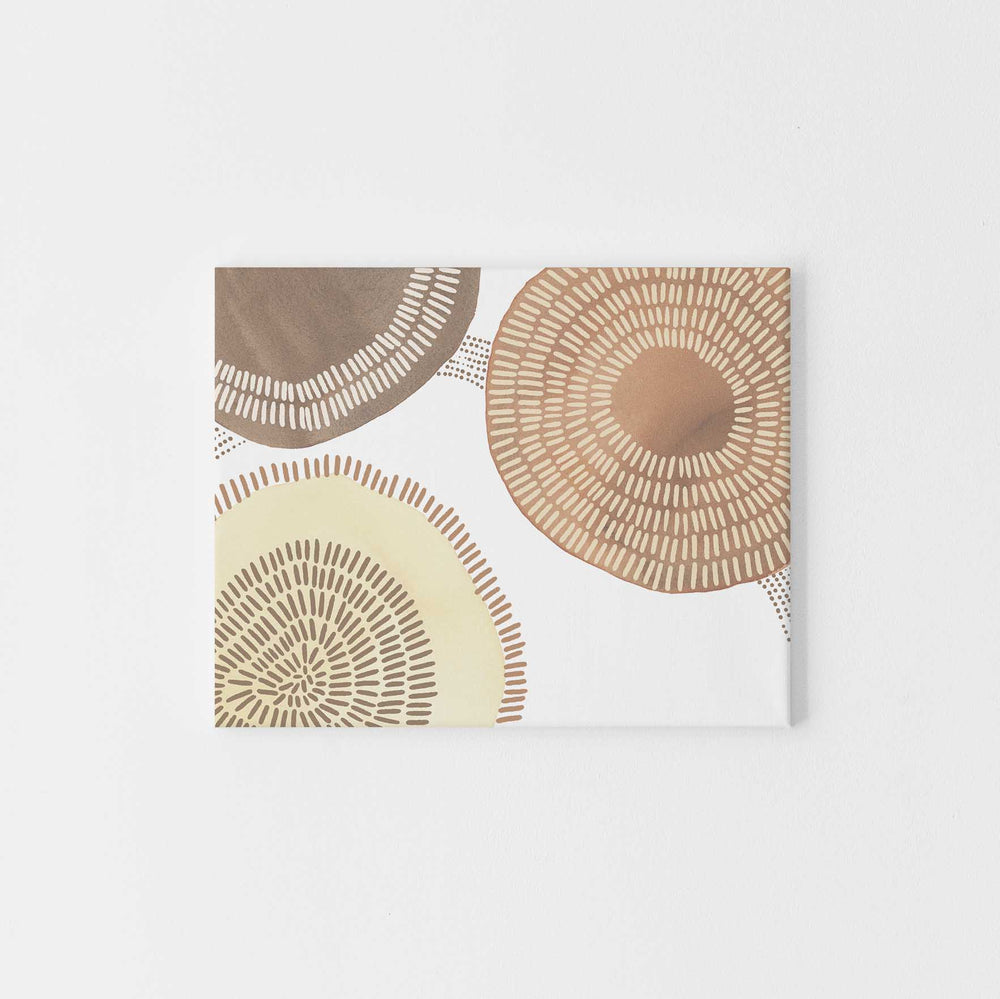 Circle Abstract Shape Mid Century Modern Wall Art Print or Canvas - Jetty Home