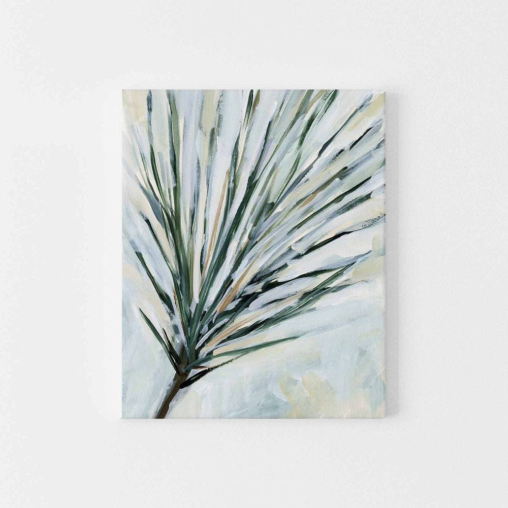 Pine Needles Painting Forest Winter Wall Art Print or Canvas - Jetty Home