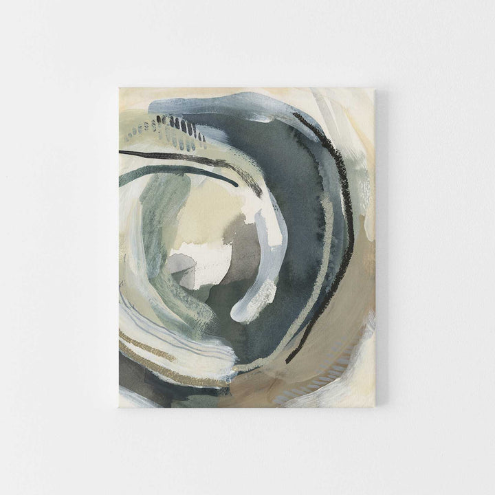 Water Movement Painting Modern Abstract Wall Art Print or Canvas - Jetty Home