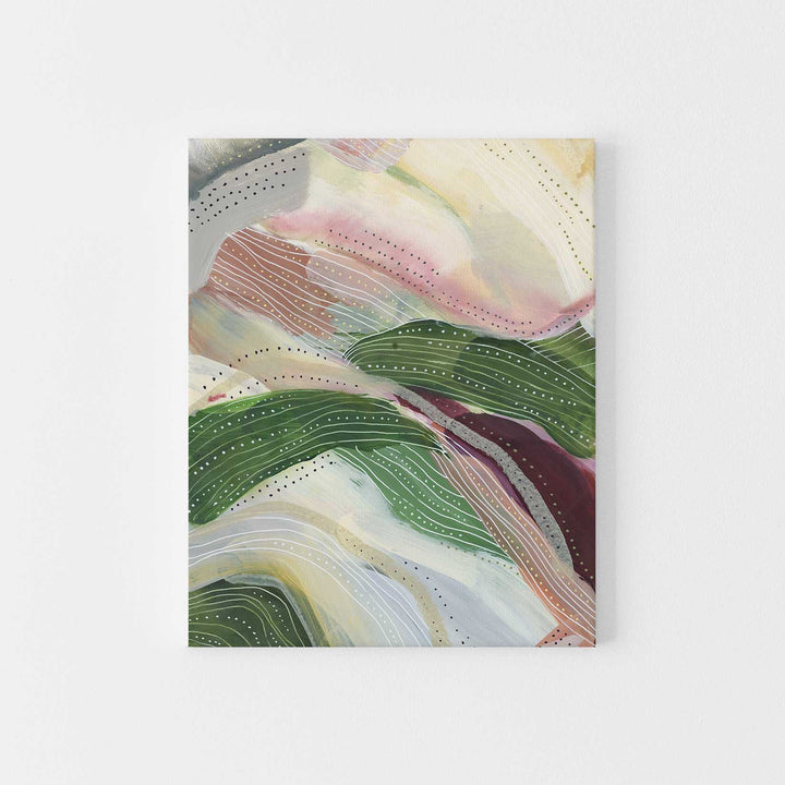 Abstracted Hillside Modern Painting Wall Art Print or Canvas - Jetty Home