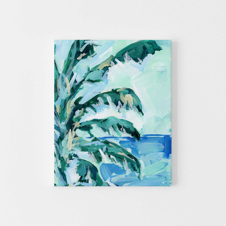 Banana Tree Tropical Palm Painting Wall Art Print or Canvas - Jetty Home