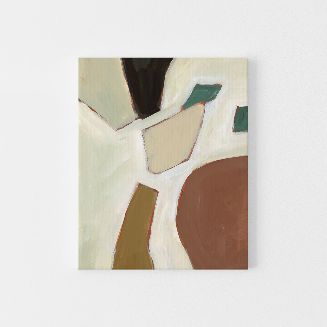 Minimalist Modern Shape Painting Bold Wall Art Print or Canvas - Jetty Home