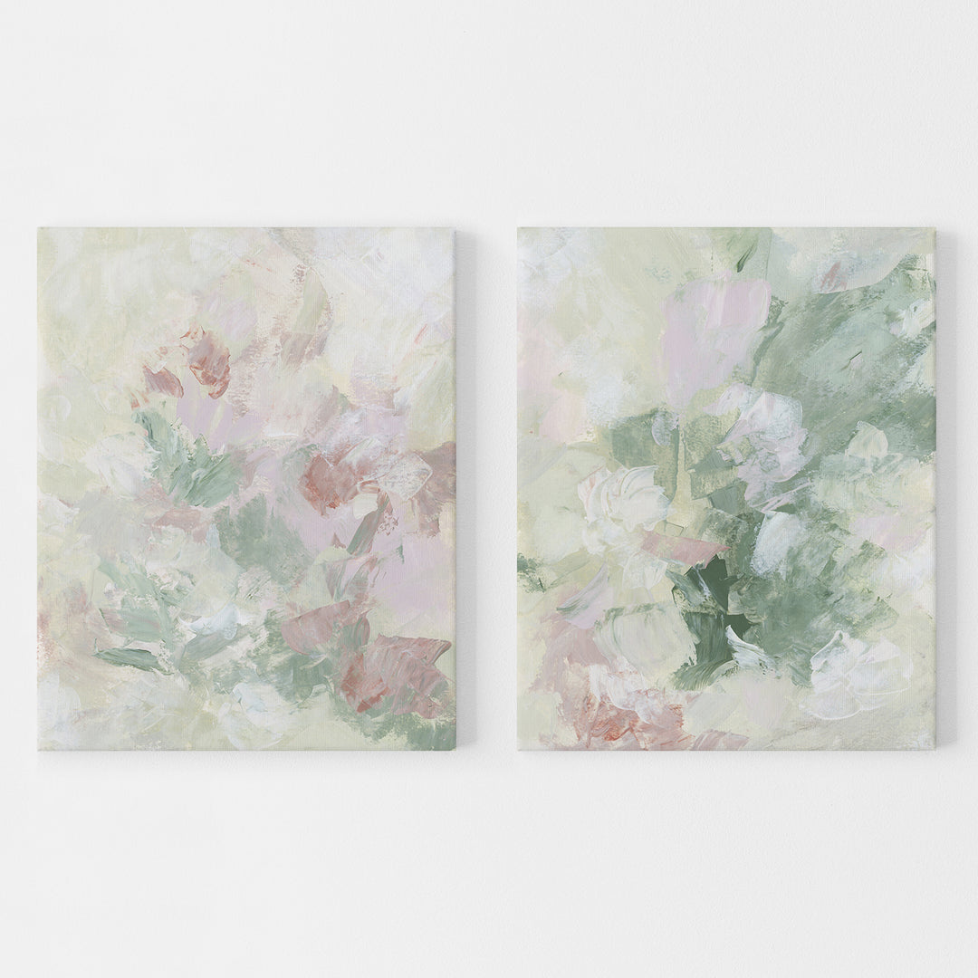 Rolling Meadows Bliss Abstract Floral Artwork Farmhouse Decor Nursery Wall Art Print or Canvas - Jetty Home