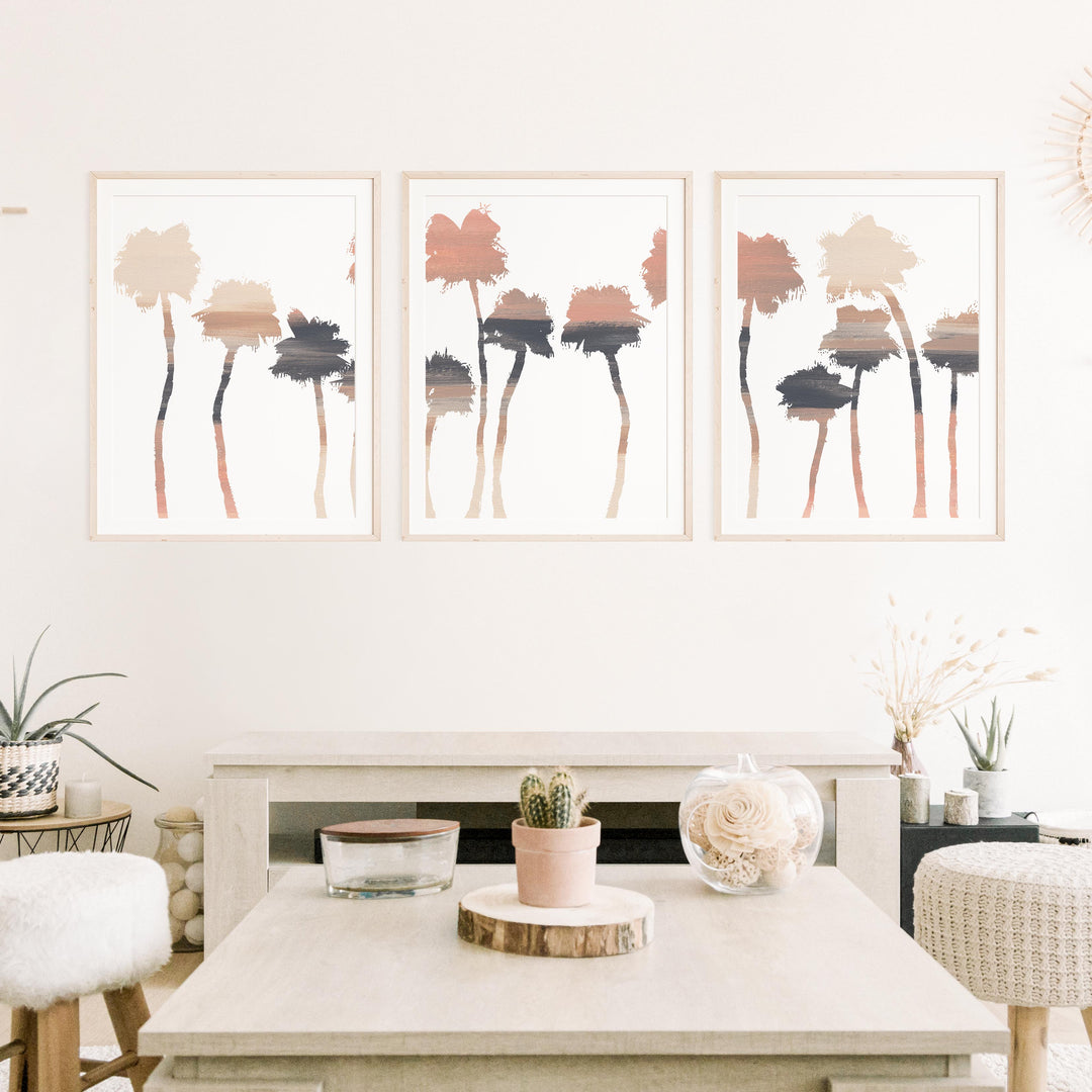 Palm Springs, No. 2 - Set of 3  - Art Prints or Canvases - Jetty Home