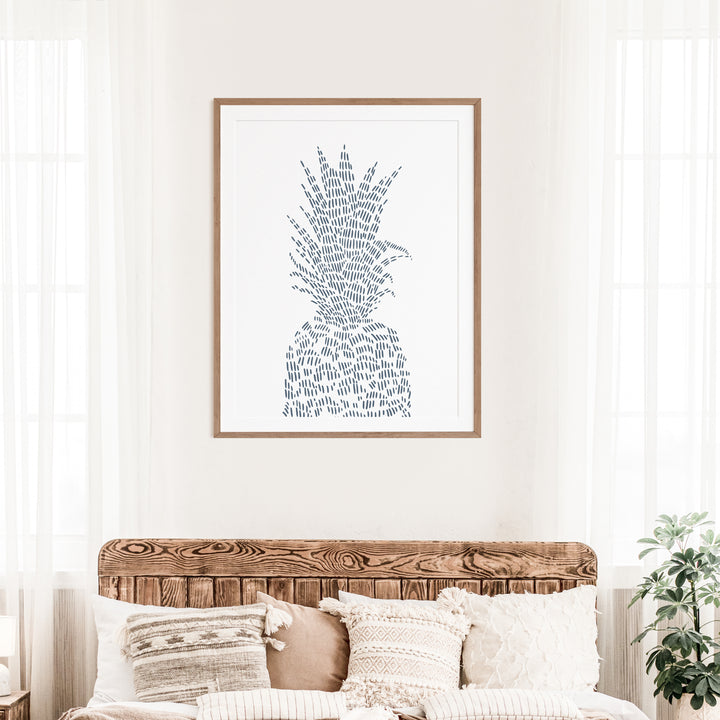 Pineapple Illustration - Art Print or Canvas - Jetty Home