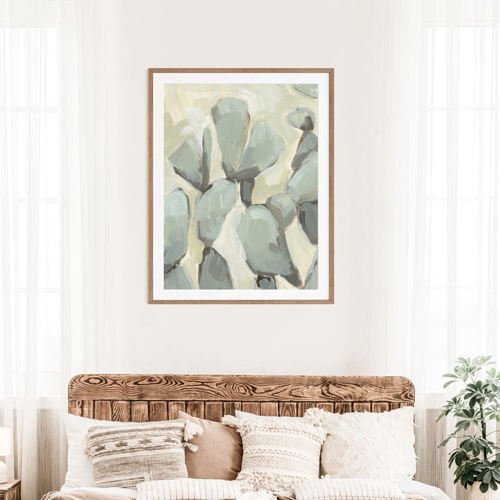 Prickly Pear Neutral Painting  - Art Print or Canvas - Jetty Home
