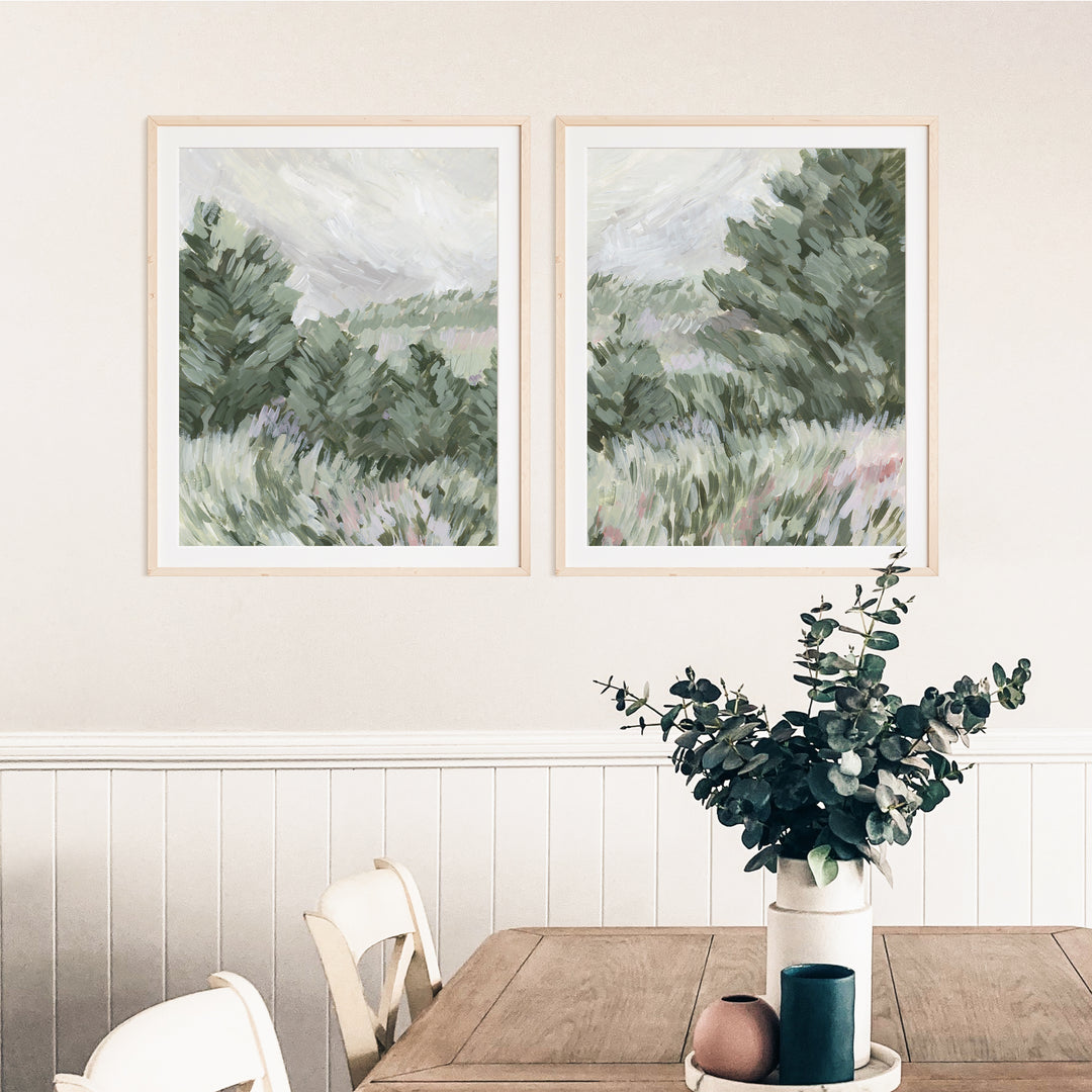 Countryside Views - Set of 2  - Art Prints or Canvases - Jetty Home