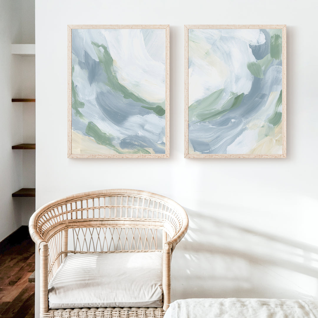 Churning Tides - Set of 2  - Art Prints or Canvases - Jetty Home