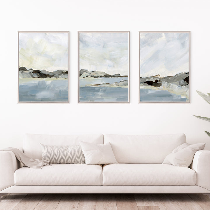 Sea Scene - Set of 3  - Art Prints or Canvases - Jetty Home