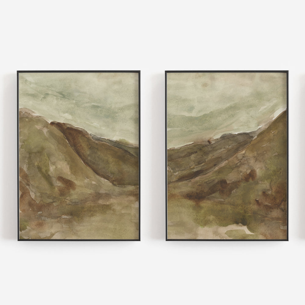 The Lost Valley - Set of 2  - Art Prints or Canvases - Jetty Home
