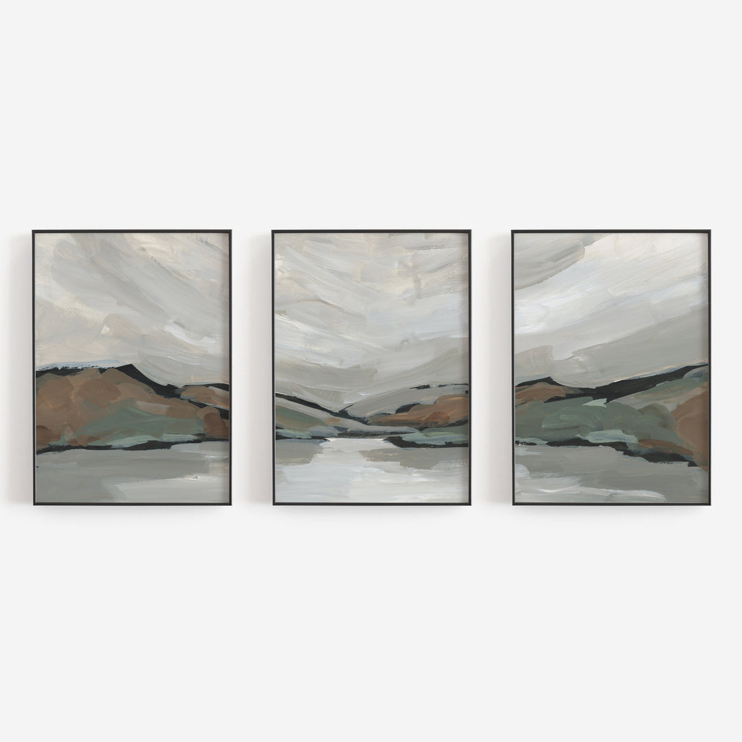 Settling In - Set of 3  - Art Prints or Canvases - Jetty Home