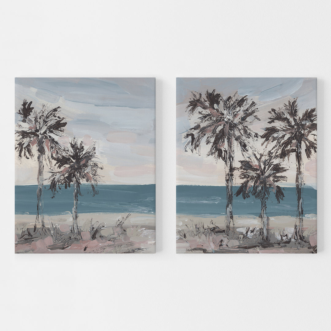 Coastal Oasis - Set of 2  - Art Prints or Canvases - Jetty Home