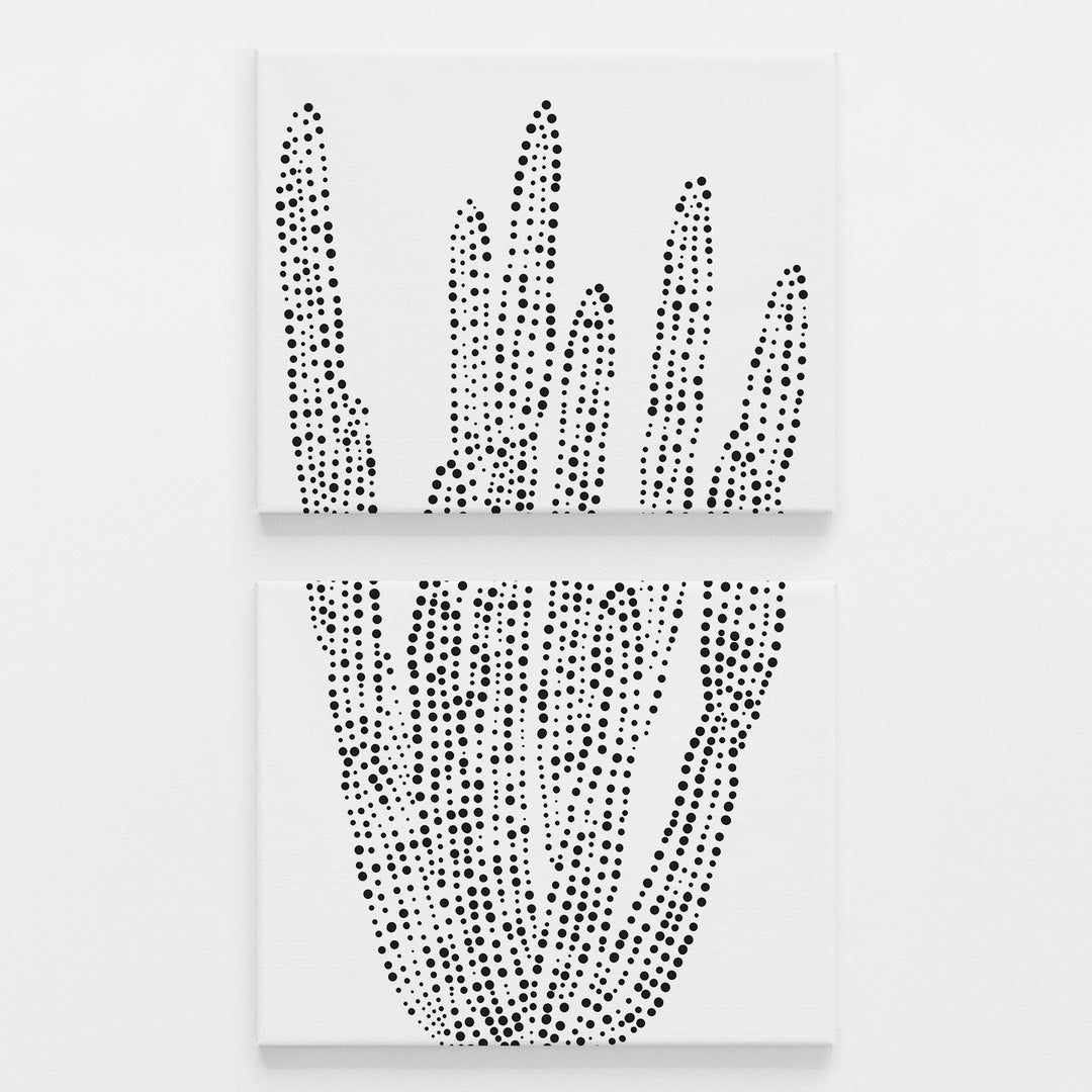 Organ Pipe Cacti Vertical Diptych Set of Two Wall Art Prints or Canvas - Jetty Home