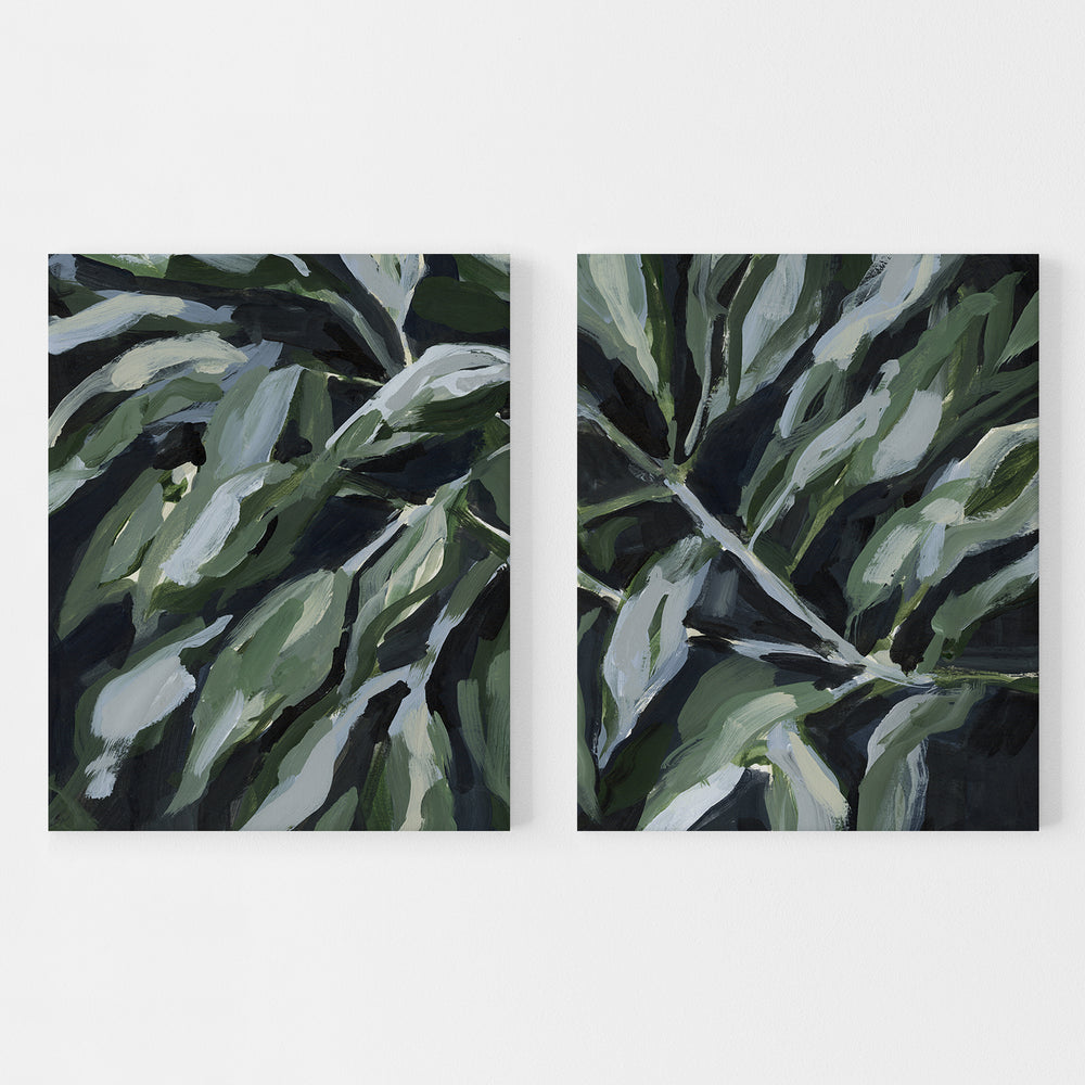 Dusky Botanicals - Set of 2  - Art Prints or Canvases - Jetty Home