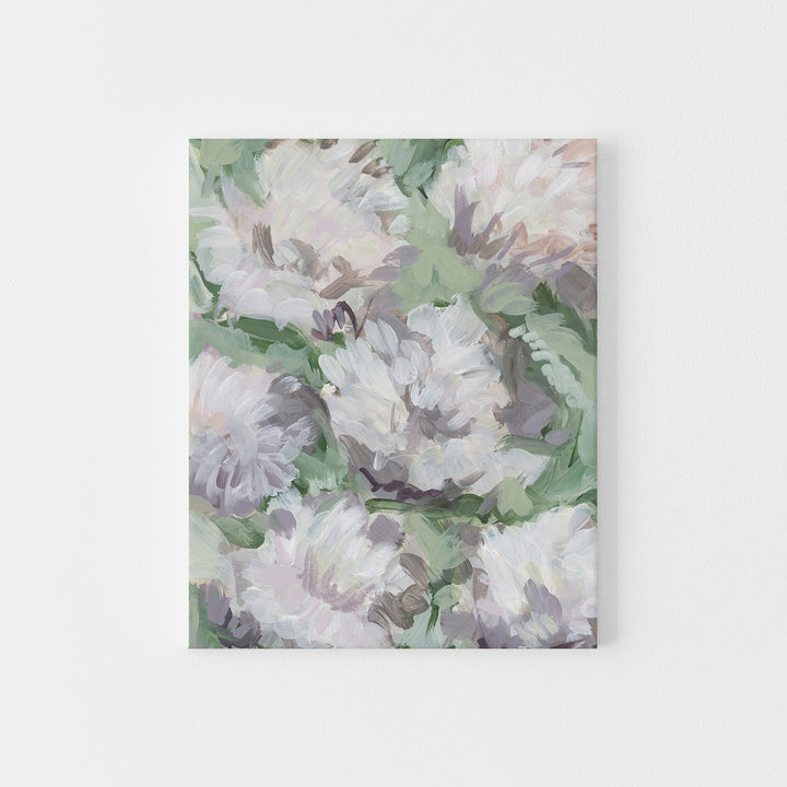 Rays of Blossoms - Floral Abstract Pastel Print or Canvas from Jetty Home - Canvas View