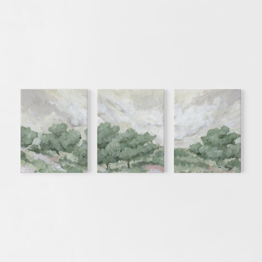 Middle of Nowhere - Countryside Painting Farmhouse Decor by Jetty Home - Canvas View