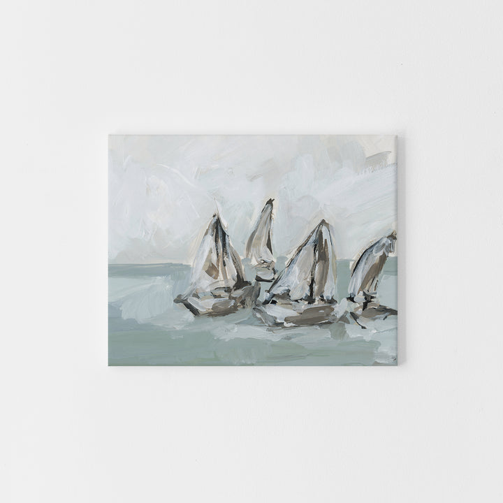 "Windward Bound" Coastal Ocean Painting - Art Print or Canvas - Jetty Home