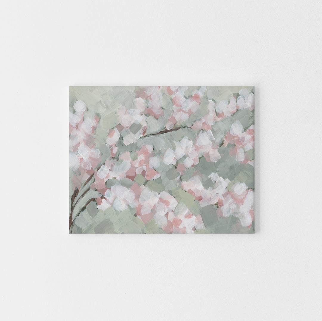 Cherry Dusk - Flower Painting Springtime Artwork by Jetty Home - View Canvas