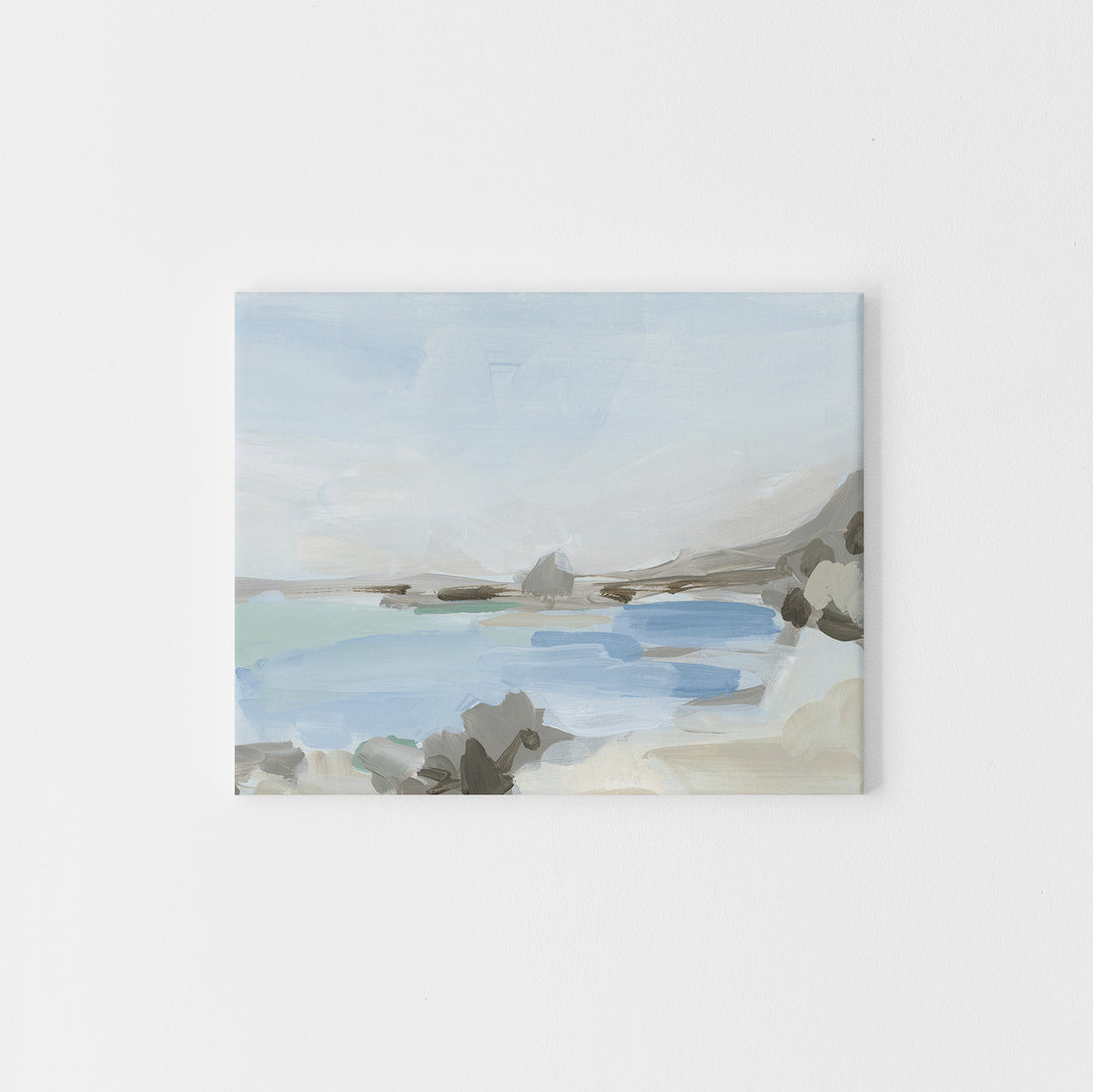 "Still Seas 2" Oceanscape Painting - Art Print or Canvas - Jetty Home