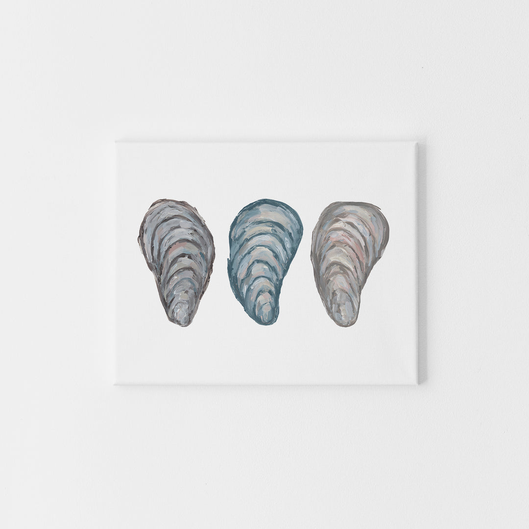 Drifted Mussel Trio - Art Print or Canvas - Jetty Home